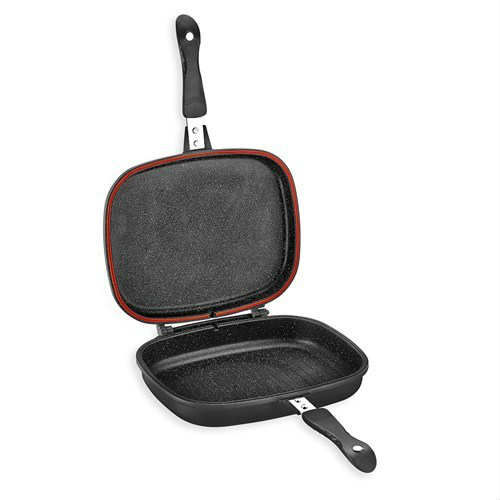 Schafer Granit Double Grill Pan 32 Cm